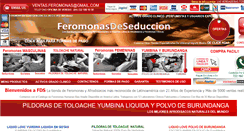 Desktop Screenshot of feromonasdeseduccion.com